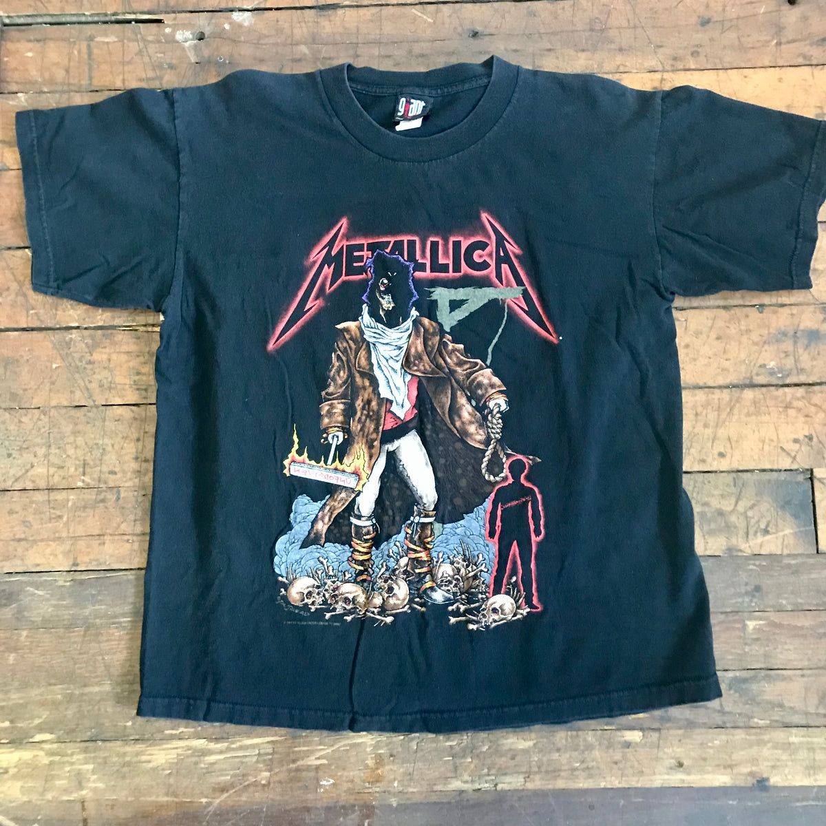 1994 Giant Metallica Unforgiven Tee – Cashed Out Vintage