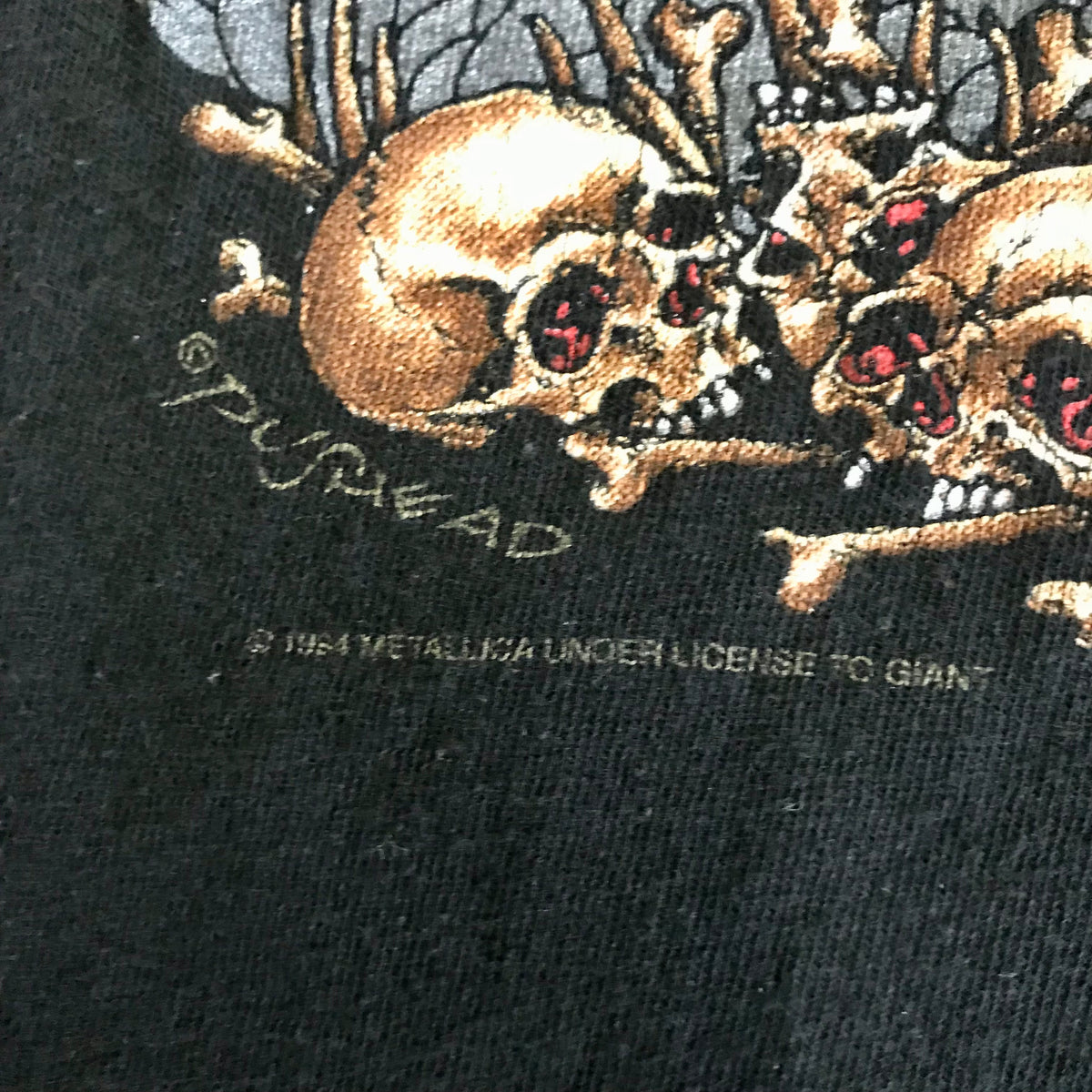 1994 Giant Metallica Unforgiven Tee – Cashed Out Vintage