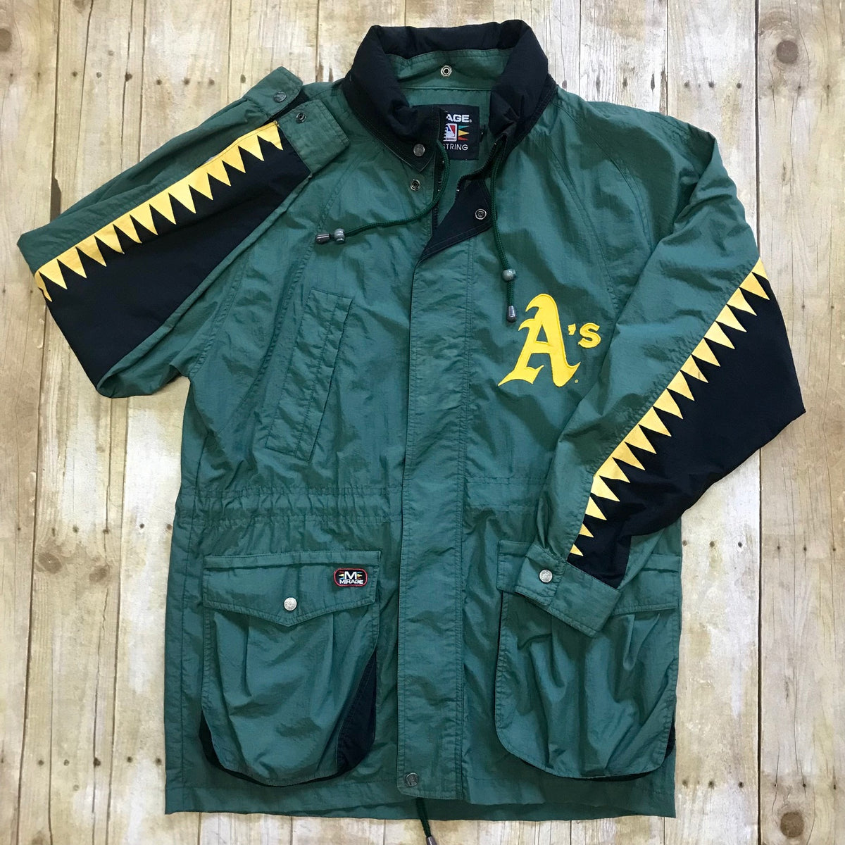 Oakland A's Mirage First String Field Jacket – Cashed Out Vintage