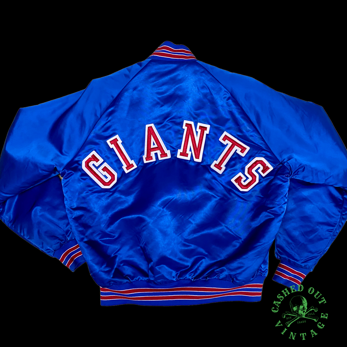 New York Yankees Vintage 80s Chalk Line Satin Bomber Jacket 