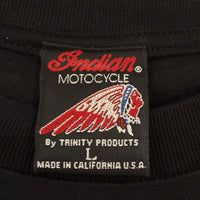 Vintage 1991 Indian Motocycle Postage Stamp Tee Size: L