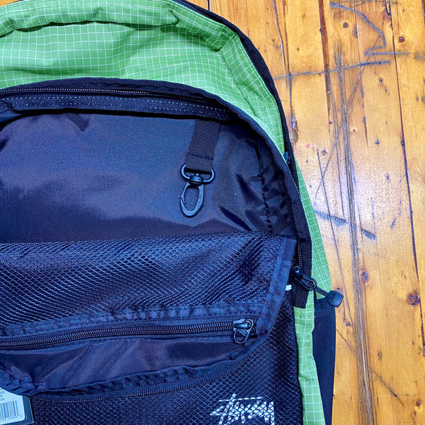 Stüssy Ripstop Nylon Backpack Lime Green – Cashed Out Vintage