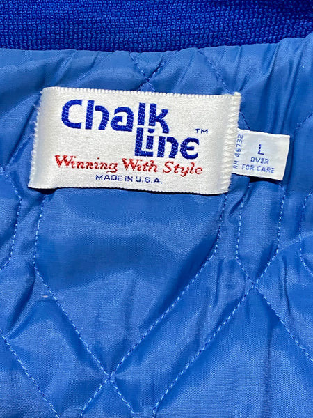 Vintage Made in USA Chalk Line New York Giants Light Bomber - S